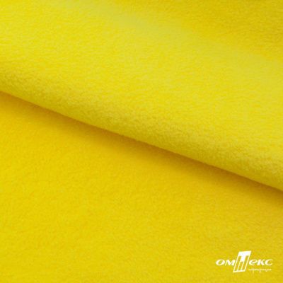 Флис DTY 14-0760, 240 г/м2, шир. 150 см, цвет яркий желтый - купить в Волгодонске. Цена 640.46 руб.