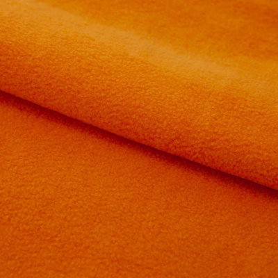 Флис DTY 16-1358, 250 г/м2, шир. 150 см, цвет оранжевый - купить в Волгодонске. Цена 640.46 руб.
