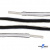 Шнурки #4-27, круглые 130 см, двухцветные (черно/белый) - купить в Волгодонске. Цена: 47.04 руб.