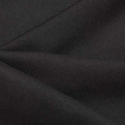 Ткань костюмная 21010 2044, 225 гр/м2, шир.150см, цвет черный - купить в Волгодонске. Цена 390.73 руб.