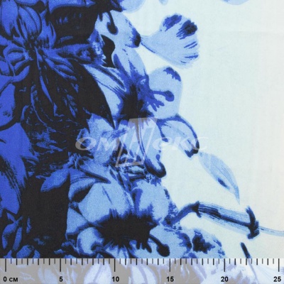 Плательная ткань "Фламенко" 19.1, 80 гр/м2, шир.150 см, принт растительный - купить в Волгодонске. Цена 241.49 руб.