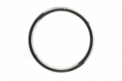 Кольцо металлическое №40 мм, цв.-никель - купить в Волгодонске. Цена: 4.45 руб.