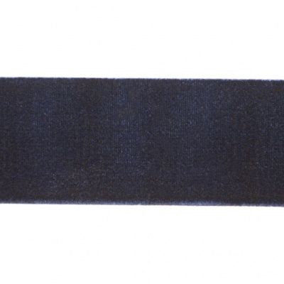 Лента бархатная нейлон, шир.25 мм, (упак. 45,7м), цв.180-т.синий - купить в Волгодонске. Цена: 800.84 руб.