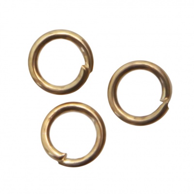 Кольцо  соединительное для бижутерии 4 мм, цв.-золото - купить в Волгодонске. Цена: 0.41 руб.