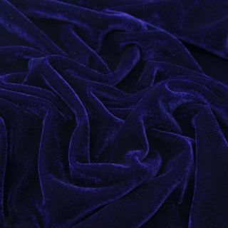 Бархат стрейч №14 т.синий dark blue (6)