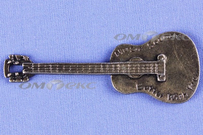 Декоративный элемент для творчества из металла "Гитара"  - купить в Волгодонске. Цена: 19.99 руб.