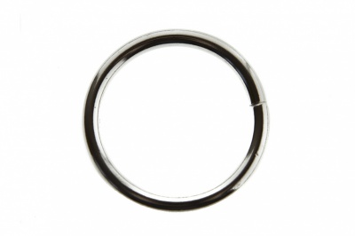 Кольцо металлическое d-3 х 32 мм, цв.-никель - купить в Волгодонске. Цена: 3.92 руб.