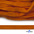 Шнур плетеный (плоский) d-12 мм, (уп.90+/-1м), 100% полиэстер, цв.267 - оранжевый - купить в Волгодонске. Цена: 8.62 руб.