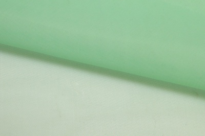 Портьерный капрон 13-6009, 47 гр/м2, шир.300см, цвет св.зелёный - купить в Волгодонске. Цена 143.68 руб.