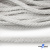 Шнур плетеный d-6 мм круглый, 70% хлопок 30% полиэстер, уп.90+/-1 м, цв.1076-белый - купить в Волгодонске. Цена: 588 руб.