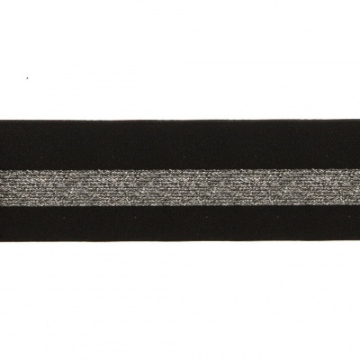 #2/6-Лента эластичная вязаная с рисунком шир.52 мм (45,7+/-0,5 м/бобина) - купить в Волгодонске. Цена: 69.33 руб.
