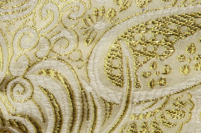 Ткань костюмная жаккард №5, 140 гр/м2, шир.150см, цвет золото - купить в Волгодонске. Цена 383.29 руб.