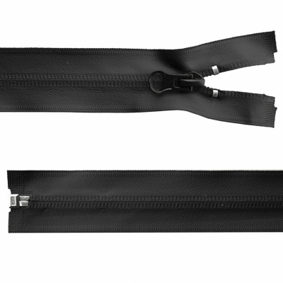 Молния водонепроницаемая PVC Т-7, 100 см, разъемная, цвет чёрный - купить в Волгодонске. Цена: 61.89 руб.
