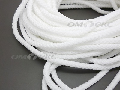 Шнур 1с35 4 мм крупное плетение 200 м белый - купить в Волгодонске. Цена: 1.10 руб.