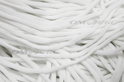 Шнур Т-02 (4с2) мелкое плетение 4мм 100 м белый - купить в Волгодонске. Цена: 2.50 руб.