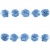 Тесьма плетеная "Рюш", упак. 9,14 м, цвет голубой - купить в Волгодонске. Цена: 45.87 руб.