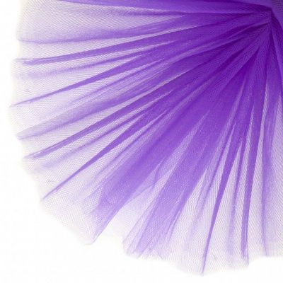 Фатин матовый 16-85, 12 гр/м2, шир.300см, цвет фиолетовый - купить в Волгодонске. Цена 96.31 руб.