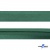 Косая бейка атласная "Омтекс" 15 мм х 132 м, цв. 056 темный зеленый - купить в Волгодонске. Цена: 225.81 руб.