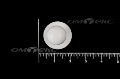 Пуговица поварская "Пукля", 10 мм, цвет белый - купить в Волгодонске. Цена: 2.28 руб.