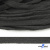 Шнур плетеный d-8 мм плоский, 70% хлопок 30% полиэстер, уп.85+/-1 м, цв.1026-серый - купить в Волгодонске. Цена: 735 руб.