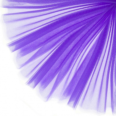 Фатин блестящий 16-85, 12 гр/м2, шир.300см, цвет фиолетовый - купить в Волгодонске. Цена 109.72 руб.