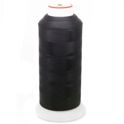 Нитки текстурированные некручёные, намот. 5 000 м, цвет чёрный - купить в Волгодонске. Цена: 70.43 руб.