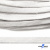 Шнур плетеный d-8 мм плоский, 70% хлопок 30% полиэстер, уп.85+/-1 м, цв.1018-белый - купить в Волгодонске. Цена: 735 руб.