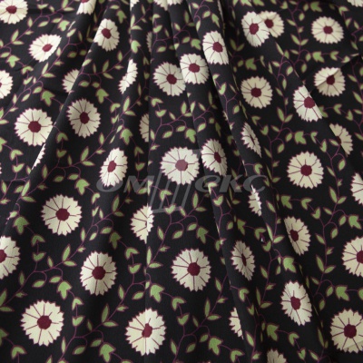 Плательная ткань "Фламенко" 10.1, 80 гр/м2, шир.150 см, принт растительный - купить в Волгодонске. Цена 243.96 руб.