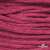 Шнур плетеный d-6 мм, 70% хлопок 30% полиэстер, уп.90+/-1 м, цв.1068-фуксия - купить в Волгодонске. Цена: 588 руб.