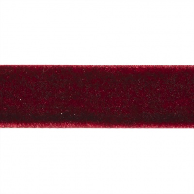 Лента бархатная нейлон, шир.12 мм, (упак. 45,7м), цв.240-бордо - купить в Волгодонске. Цена: 396 руб.