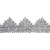 Тесьма металлизированная 0384-0240, шир. 40 мм/уп. 25+/-1 м, цвет серебро - купить в Волгодонске. Цена: 490.74 руб.