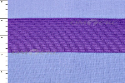 Окантовочная тесьма №0225, шир. 22 мм (в упак. 100 м), цвет фиолет - купить в Волгодонске. Цена: 271.60 руб.