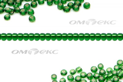 Бисер (SL) 11/0 ( упак.100 гр) цв.27В - зелёный - купить в Волгодонске. Цена: 53.34 руб.