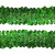 Тесьма с пайетками D4, шир. 30 мм/уп. 25+/-1 м, цвет зелёный - купить в Волгодонске. Цена: 1 087.39 руб.