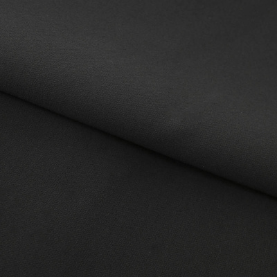 Костюмная ткань "Элис", 200 гр/м2, шир.150см, цвет чёрный - купить в Волгодонске. Цена 303.10 руб.