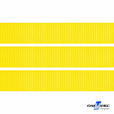 Репсовая лента 020, шир. 12 мм/уп. 50+/-1 м, цвет жёлтый - купить в Волгодонске. Цена: 152.05 руб.