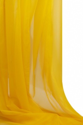 Портьерный капрон 13-0858, 47 гр/м2, шир.300см, цвет 21/жёлтый - купить в Волгодонске. Цена 137.27 руб.