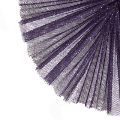 Сетка Глиттер, 24 г/м2, шир.145 см., пурпурный - купить в Волгодонске. Цена 117.24 руб.