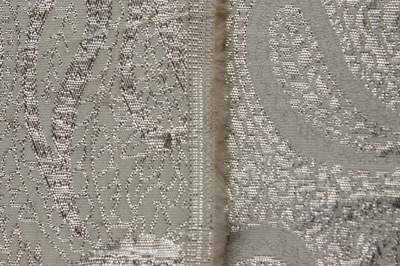 Ткань костюмная жаккард, 135 гр/м2, шир.150см, цвет белый№19 - купить в Волгодонске. Цена 441.94 руб.