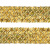 Тесьма с пайетками D16, шир. 35 мм/уп. 25+/-1 м, цвет золото - купить в Волгодонске. Цена: 1 281.60 руб.
