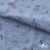 Ткань Муслин принт, 100% хлопок, 125 гр/м2, шир. 140 см, #2308 цв. 69 серо-голубой с цветком - купить в Волгодонске. Цена 413.11 руб.