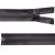 Молния водонепроницаемая PVC Т-7, 60 см, разъемная, цвет (301) т.серый - купить в Волгодонске. Цена: 49.39 руб.