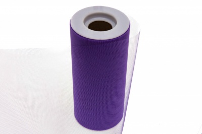 Фатин в шпульках 16-85, 10 гр/м2, шир. 15 см (в нам. 25+/-1 м), цвет фиолетовый - купить в Волгодонске. Цена: 100.69 руб.