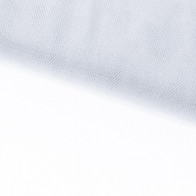 Трикотажное полотно Тюль Кристалл, 100% полиэфир, 16-01/белый, 15гр/м2, шир.160см. - купить в Волгодонске. Цена 129.70 руб.