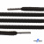 Шнурки #106-09, круглые 130 см, цв.чёрный - купить в Волгодонске. Цена: 21.92 руб.
