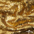 Трикотажное полотно, Сетка с пайетками,188 гр/м2, шир.140 см, цв.-тем.золото (#51) - купить в Волгодонске. Цена 505.15 руб.