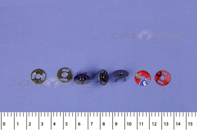 Кнопки магнитные МКМ-02, диам. 18 мм, чёрный никель - купить в Волгодонске. Цена: 14.49 руб.