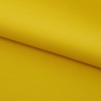 Креп стрейч Амузен 14-0756, 85 гр/м2, шир.150см, цвет жёлтый - купить в Волгодонске. Цена 194.07 руб.