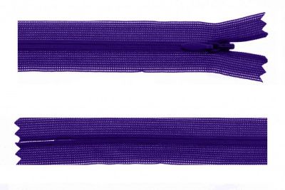 Молния потайная Т3 866, 50 см, капрон, цвет фиолетовый - купить в Волгодонске. Цена: 8.62 руб.