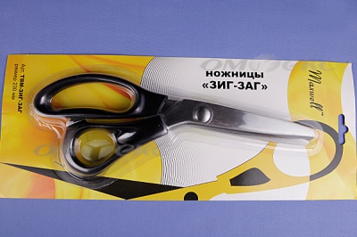 Ножницы ЗИГ-ЗАГ "MAXWELL" 230 мм - купить в Волгодонске. Цена: 1 041.25 руб.